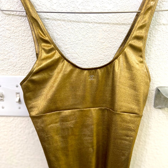 Chanel cruise swimsuit gold metallic - Picture 2 of 16